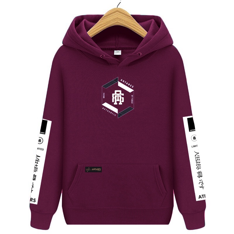 SWEATER HOODIE DISTRO PRIA ANTARES ORIGINAL PREMIUM QUALITY LIMITED BURGUNDY