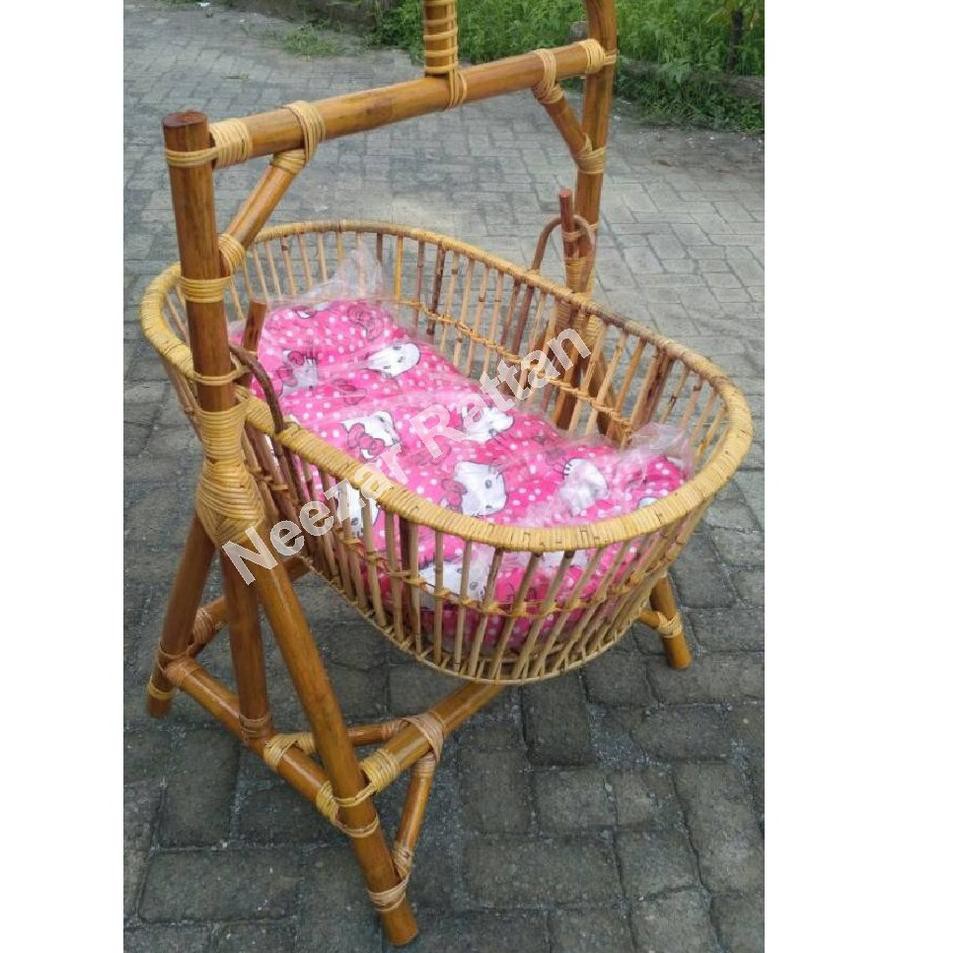 ✻ Ayunan Bayi Rotan, Ayunan Anak Baby, Ayunan minimalis Tidur Bayi, Ayunan untuk bayi baru lahir ➦