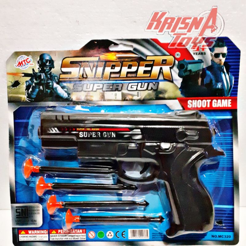 PISTOL MAINAN SNNIPER SUPER GUN/TEMBAKAN MAINAN