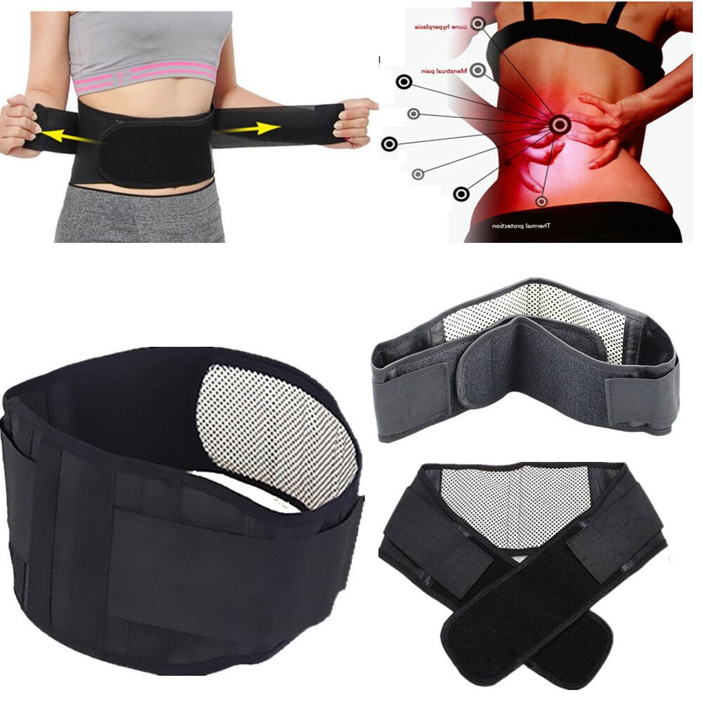 Sabuk terapi pemanas pinggang therapy belt magnetic belt panas Koyo Nyeri Otot Tourmaline Magnetik