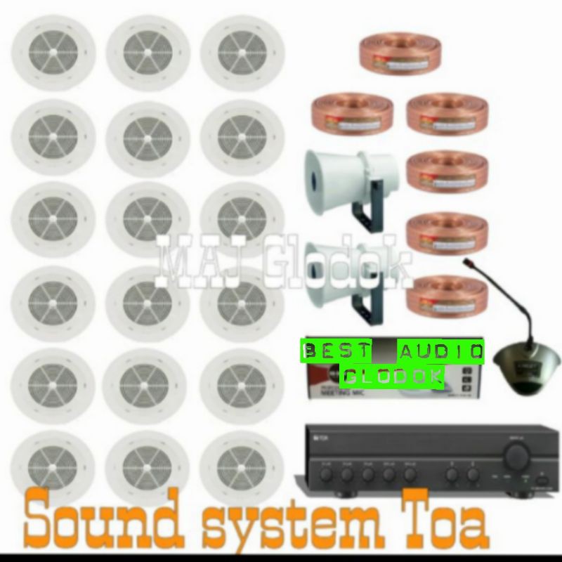 Sound system Toa untuk Gedung Kantor atau Mall dan Parkiran
