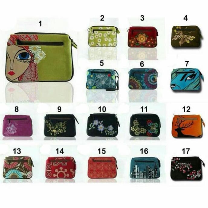 Order Aja Cyiinnnnnn Trojika Titu Tas Selempang Slempang Wanita Untuk Hp/Uang/Kartu Atm - Bille