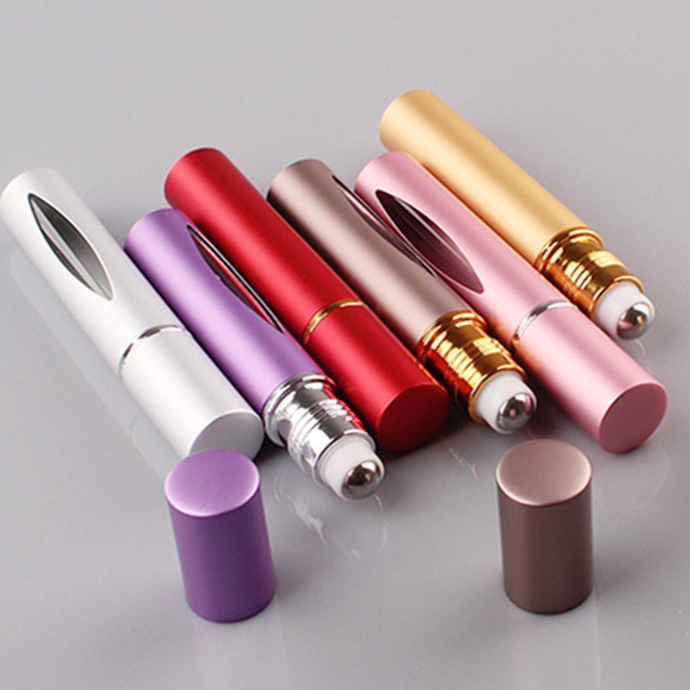 [Elegan] Botol Isi Ulang 10ml Tahan Lama Perjalanan Digunakan Diperlukan Stainless Steel Wadah Kosmetik Sample Vial Parfum Oil Case