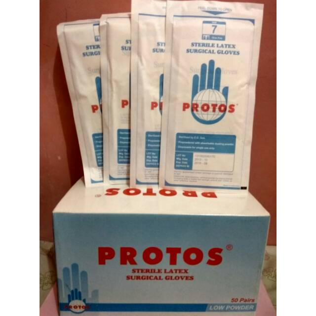 Handscoon steril / sarung tangan steril