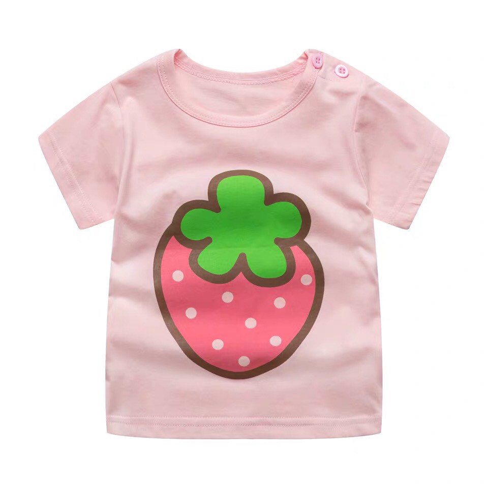 BAJU KAOS TSHIRT ANAK UNICORN PONY STRAWBERRY IMPOR