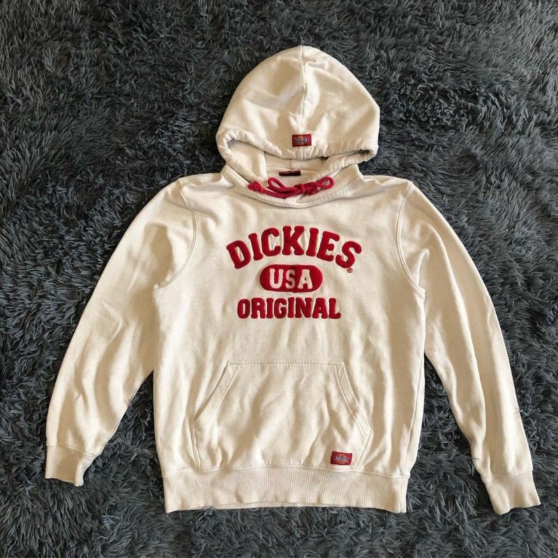 Hoodie Dickies White Second Original