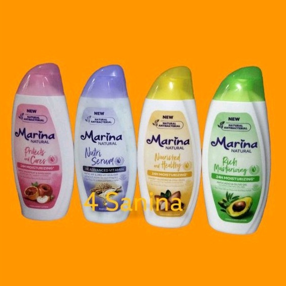 Marina body lotion natural 95ml &amp; 190ml/marina hand &amp; body lotion