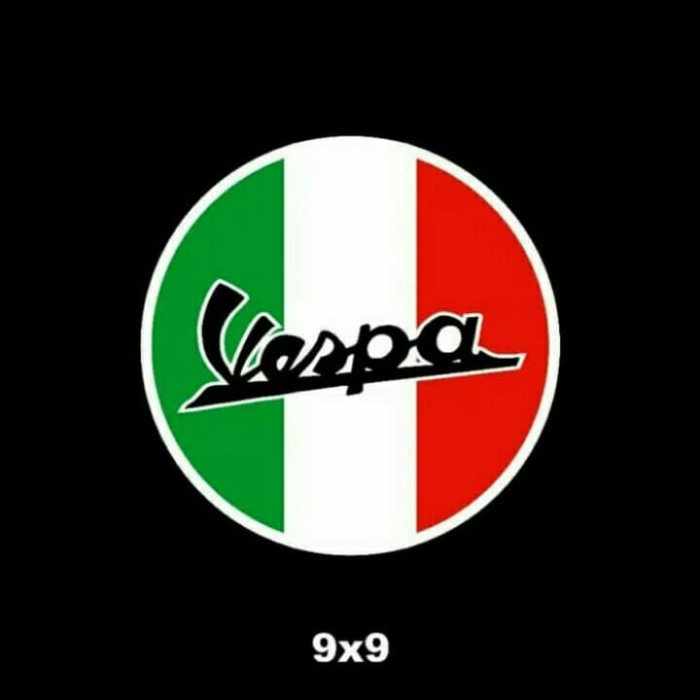 Stiker Vespa Italia Stiker Motor Vespa