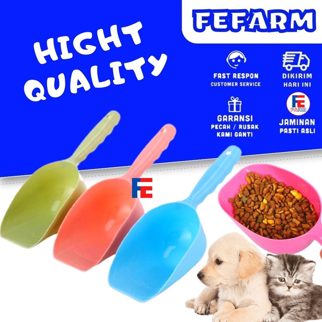 CAT FOOD SCOOP SEROKAN SENDOK MAKANAN ANJING FEFARM