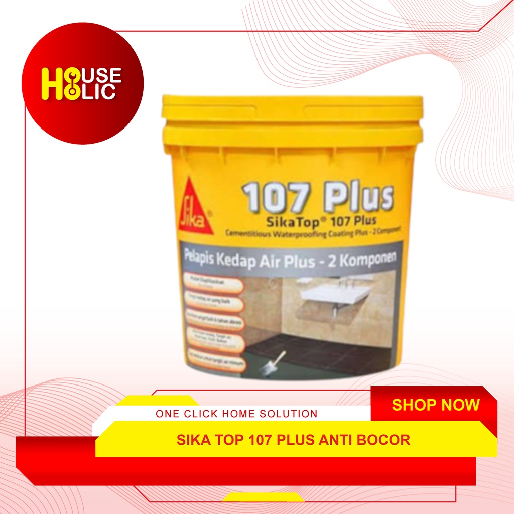 Sika Top 107 Plus A+B Water Proofing Pelapis Anti Bocor Sikatop 4 Kg