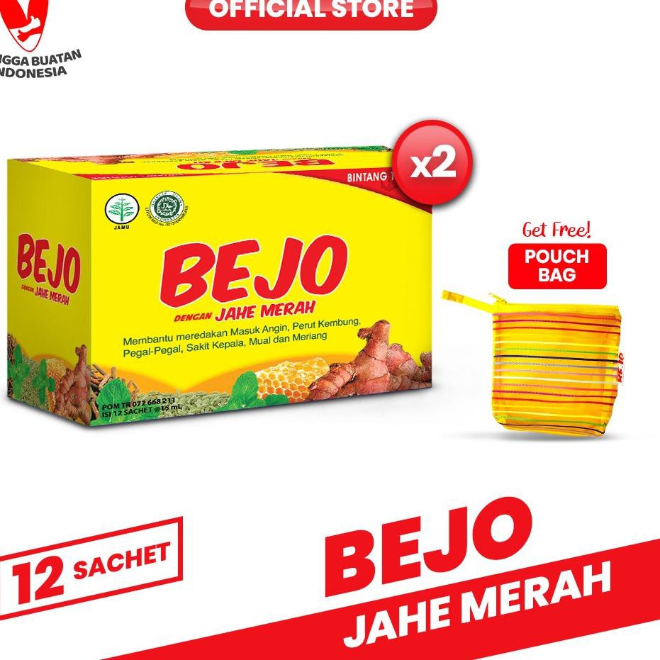 

Lagi's readyh Bejo Jahe Merah Sachet 2 Pack (24 Sachet) FREE Pouch K61K1 ,,!|!