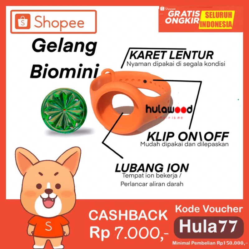 GELANG BIOMINI JAM KARET BIOMINI