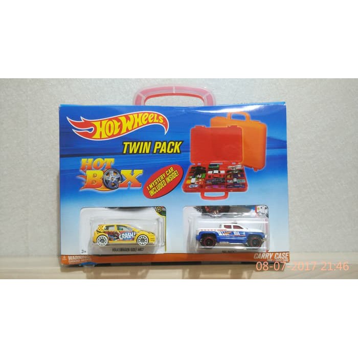 Box Koper Kotak Hot Wheels Twin Pack include 3 pcs Mobil HotWheels