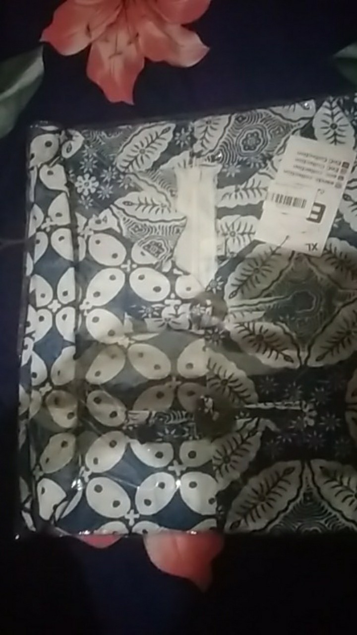 Blouse Batik Wanita Parang Kawung Shanghai Style / Atasan Batik Wanita - S M L Xl Xxl 3l 4l 5l