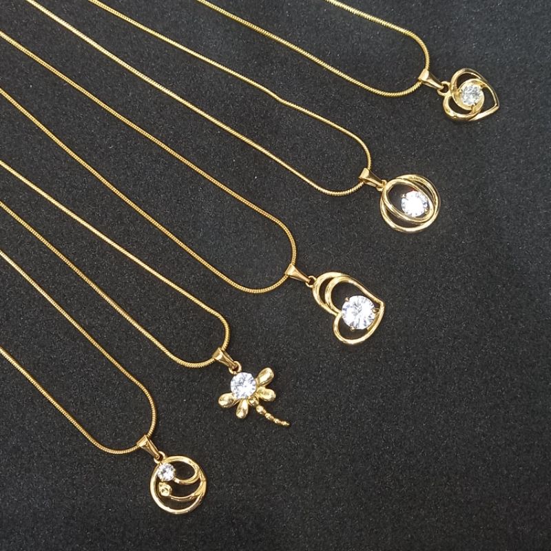 Liontin Gold Titanium // Liontin Kuning Titanium // Liontin Titanium kuning