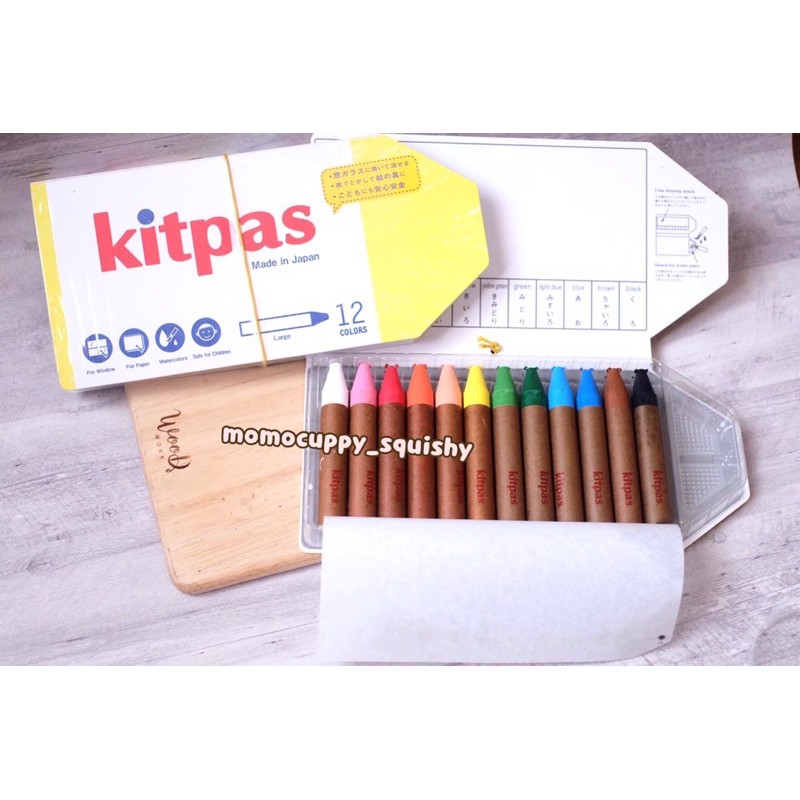 KITPAS CRAYON COLOURS ORIGINAL JAPAN READY STOCK