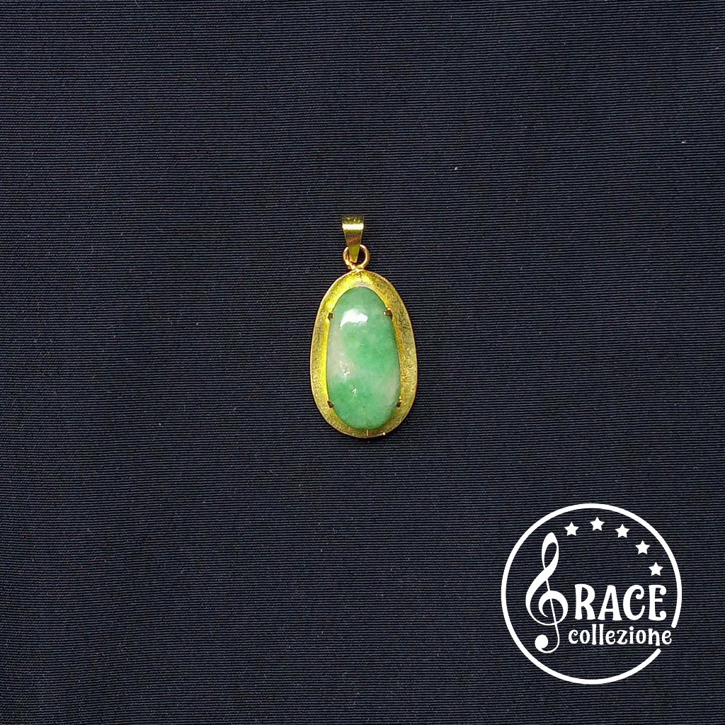 Liontin Batu Giok Asli Birma