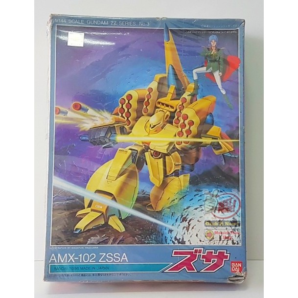 [BANDAI] 1/144 Gundam ZZ,No.03 - AMX-102 Zssa - Vintage Rare