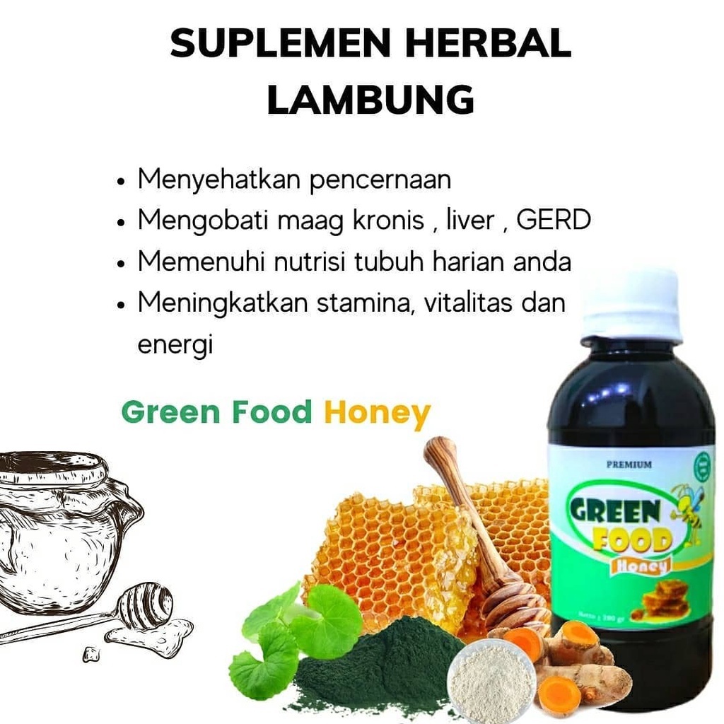 

GREEN FOOD HERBAL ASAM LAMBUNG KRONIS 100% MURNI