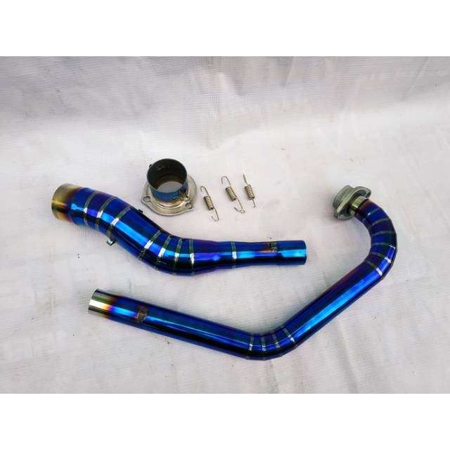 Pipa leher knalpot ori Satria Fu + sonic + Cb150r + gsx150 + vixion PNP