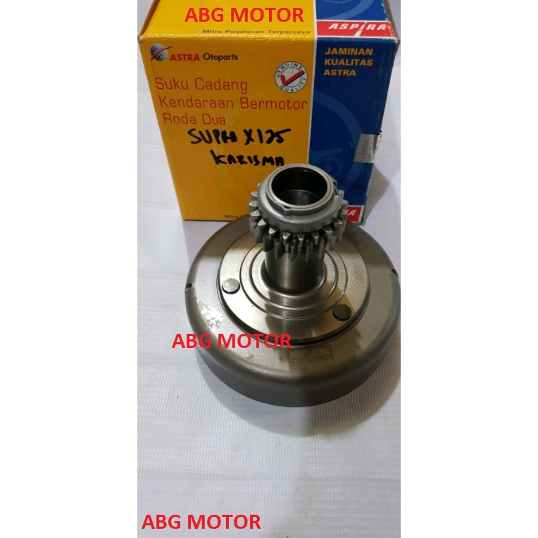 MANGKOK RUMAH KAMPAS GANDA OTOMATIS SPORKET SPROKET KOMPLIT KARISMA SUPRAX 125 ASPIRA-2