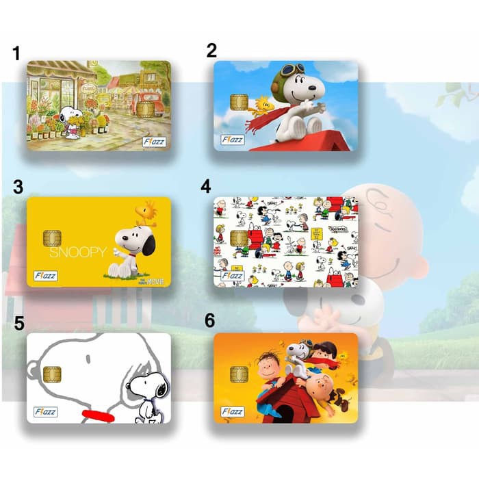 Promo kartu bca flazz snoopy kartu tol / toll / emoney etoll logo Original, GEN 2