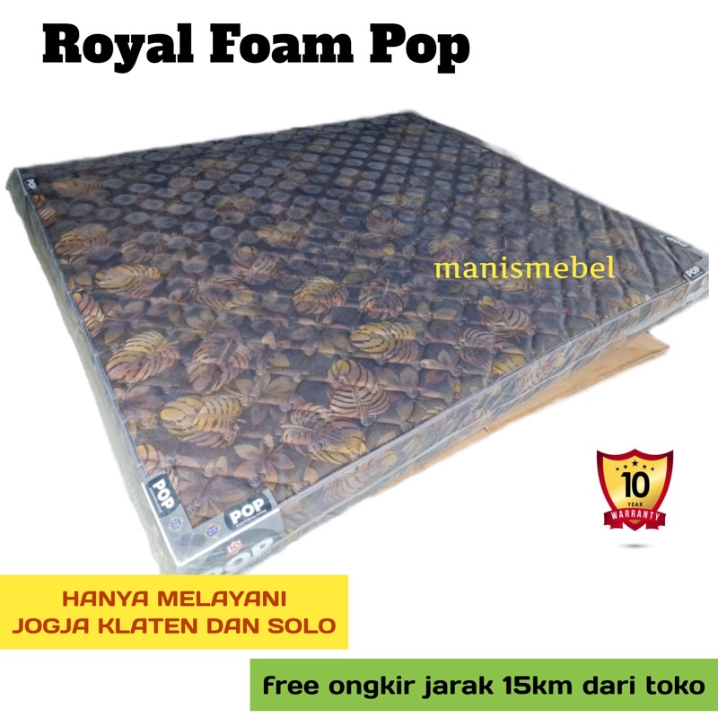 PROMO KASUR BUSA ROYAL FOAM POP/KASUR BUSA ROYAL FOAM POP/KASUR BUSA REBONDED ROYAL FOAM TIPE POP/KA