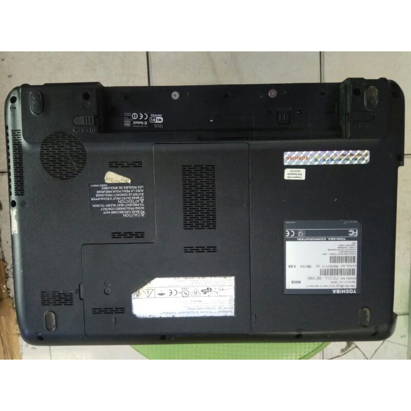 casing leptop Toshiba c640 intel inside, core i3