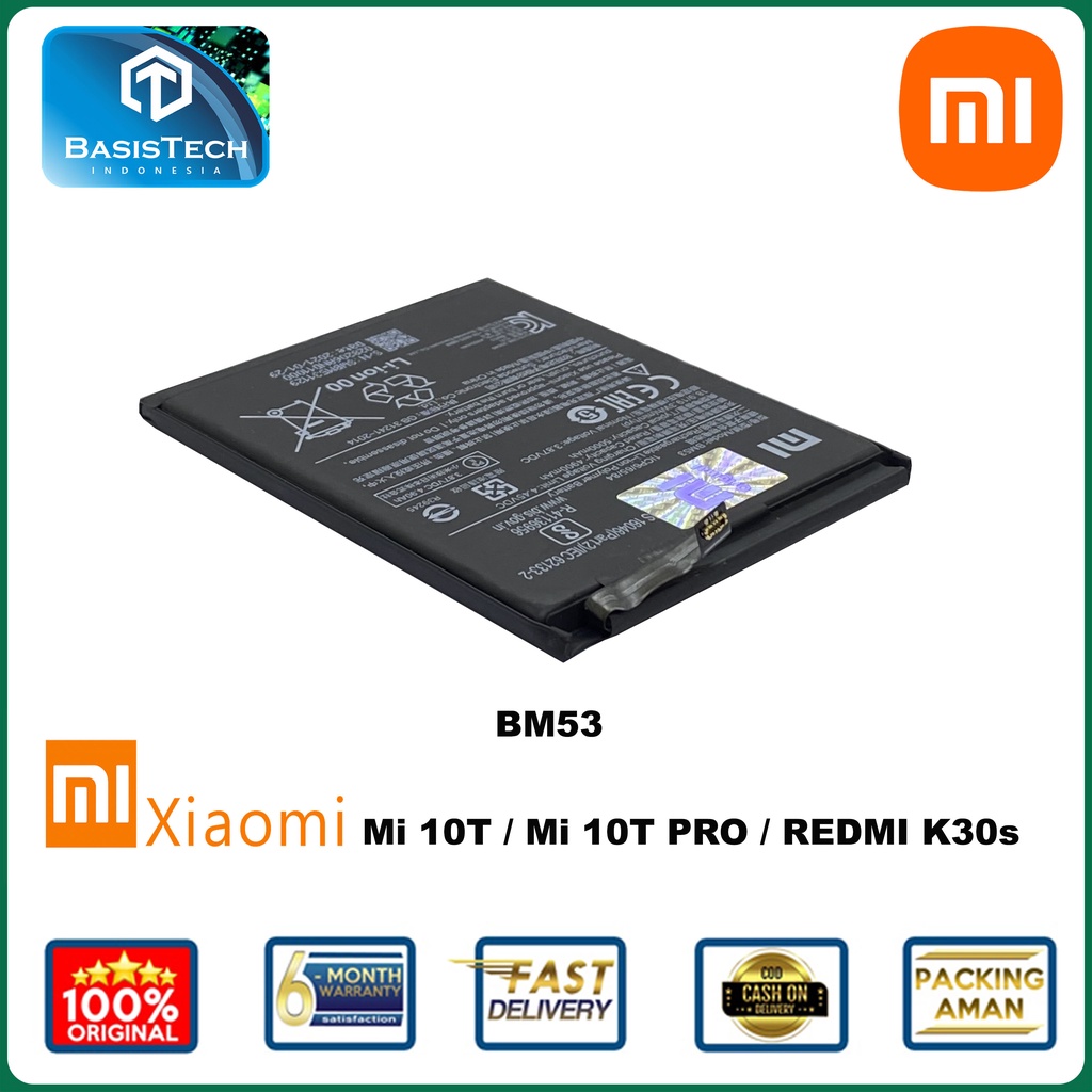 BATERAI XIAOMI Mi 10T - Mi 10T PRO - REDMI K30S - BM53 ORI