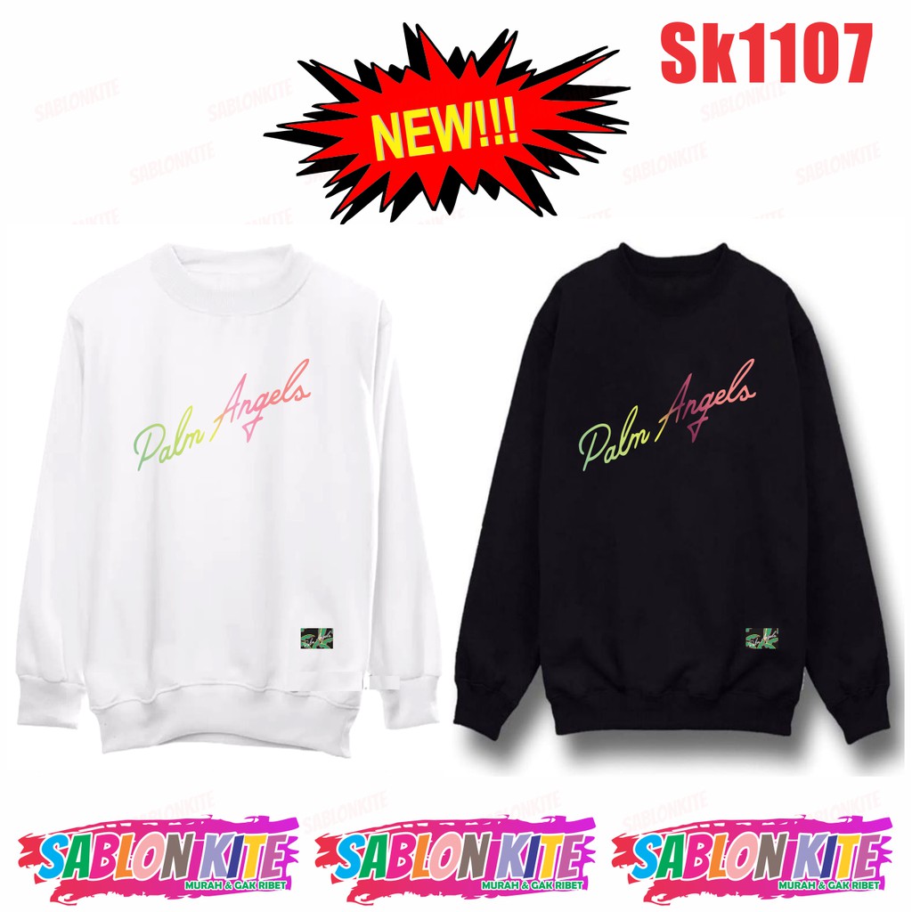 MURAH!!! SWEATER PALM ENJEL JUNGKOOK JIN V SG FG JHOPE JIMIN SK1107