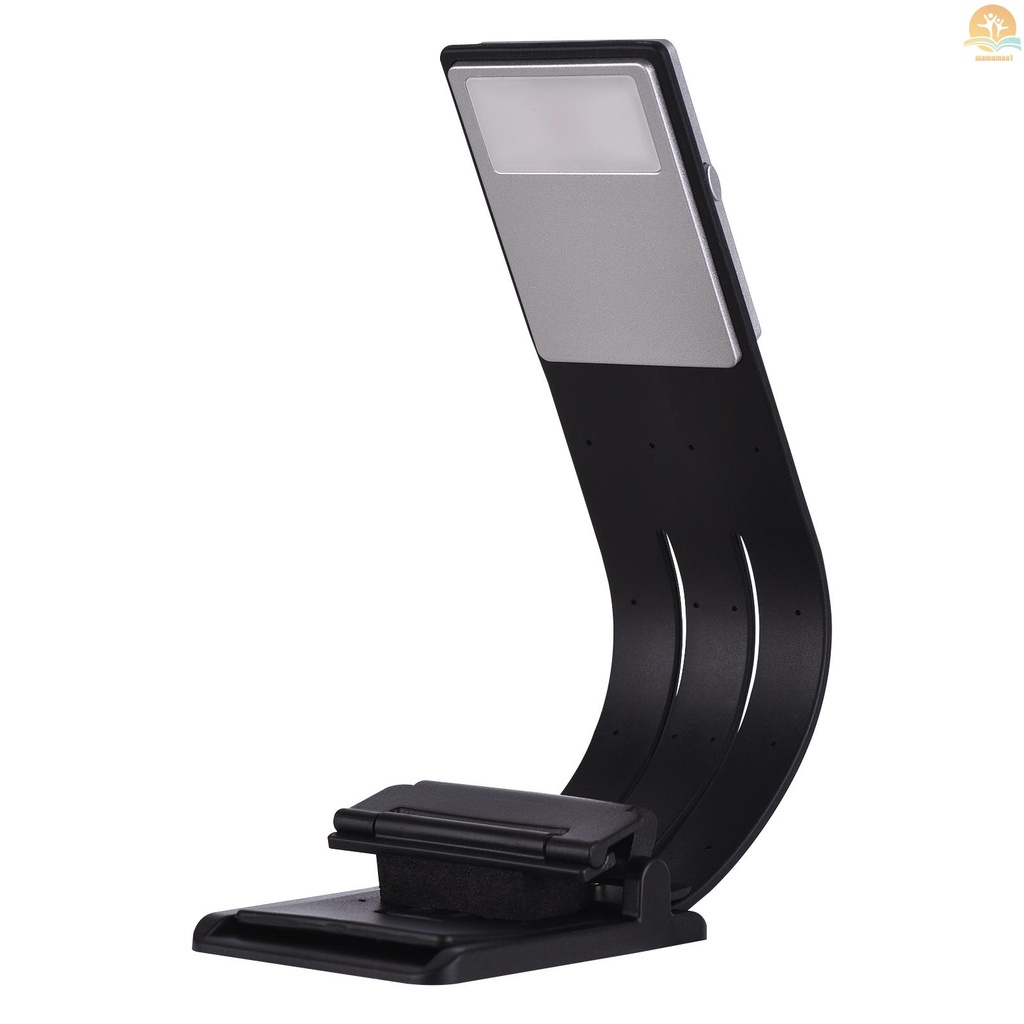 Rechargeable Reading Light Bookmark LED Light Eye Protection 3 Color Temperature Stepless Dimming with Magnetic Clip for Reading in Bed