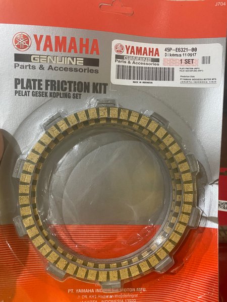 Plat Kampas Kopling Yamaha Byson Bison Part YGP 45P-E6321-00