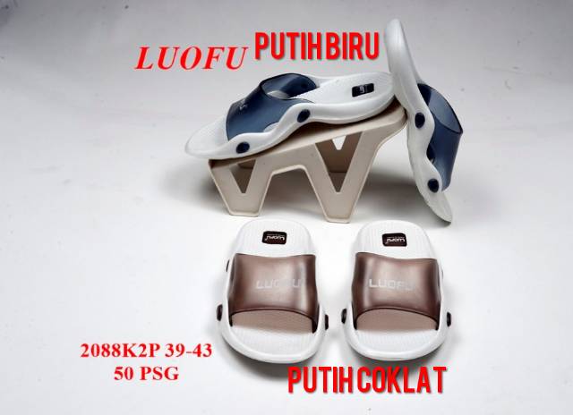 Sandal luofu 2088 k2p/h - sandal selop pria