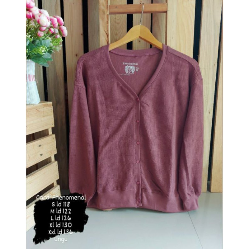 CARDIGAN RAJUT PHENOMENAL ORI MATAHARI BRANDED SIZE JUMBO
