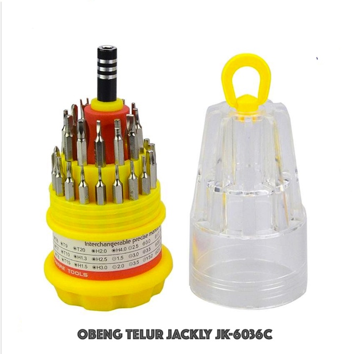 Obeng Set Model Telur 31 In 1 Tool Kit Obeng Service Multifungsi