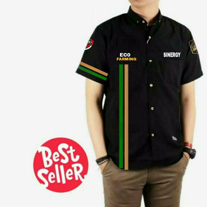 kemeja eco farming#kemeja bandung