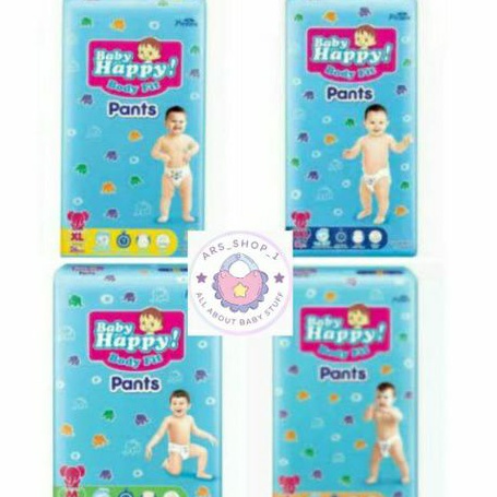 Baby happy pants babyhappy S40/M32/L28/XL26/XXL24/ M34+2/ L30+2 pinkpong baby shark