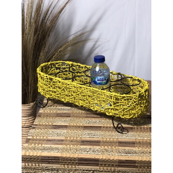 Tempat minuman / Tempat aqua gelas aesthetic rotan sintetis