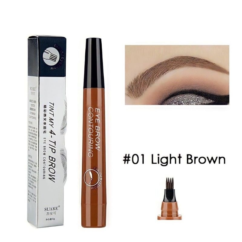 Eyebrow Pena alis Stamp waterproof Long Lasting /