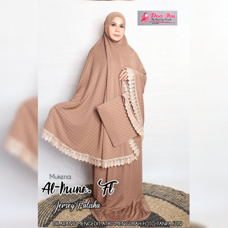 MUKENA AL-MUNA FALISHA ORIGINAL DOA IBU