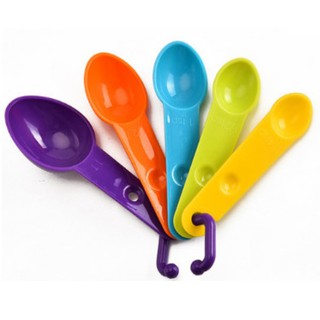 Sendok Takar ukur Sendok Takaran Measuring Spoon 1 SET 5 SENDOK 56E