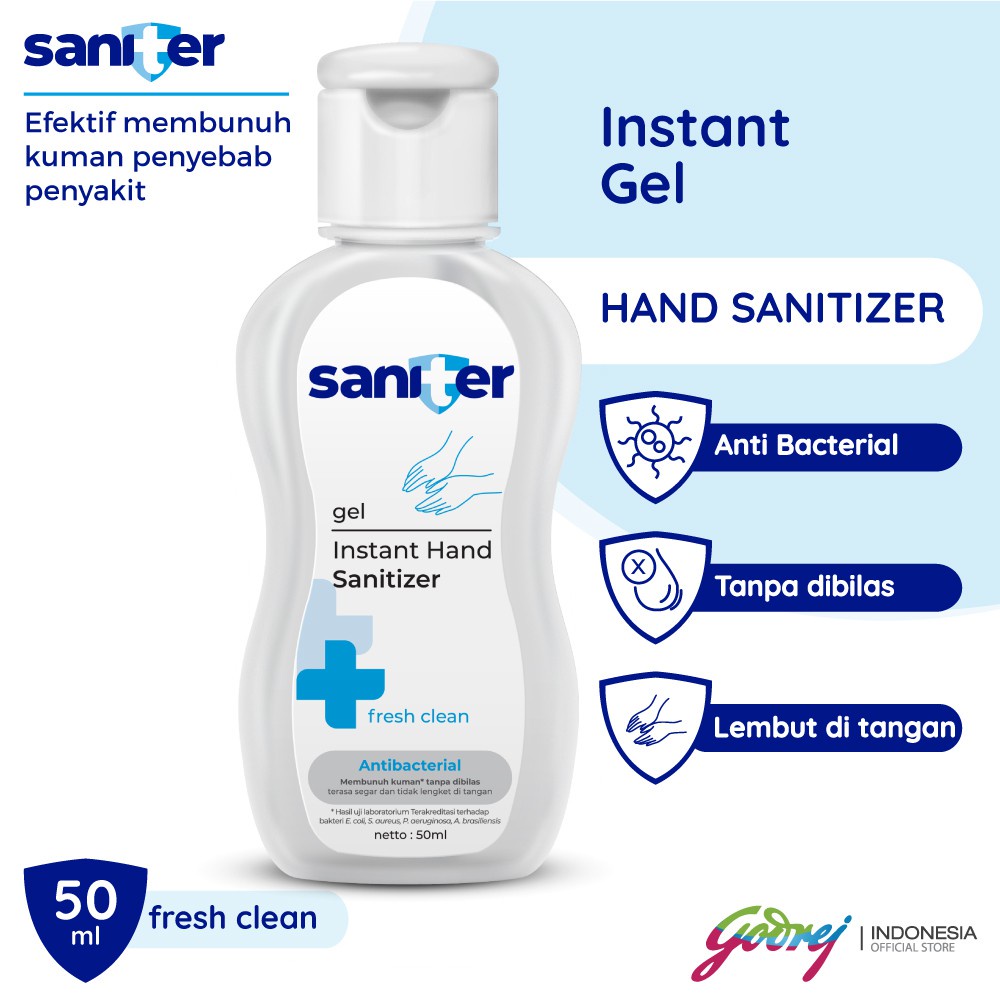 Saniter Hand Sanitizer Gel 50ml