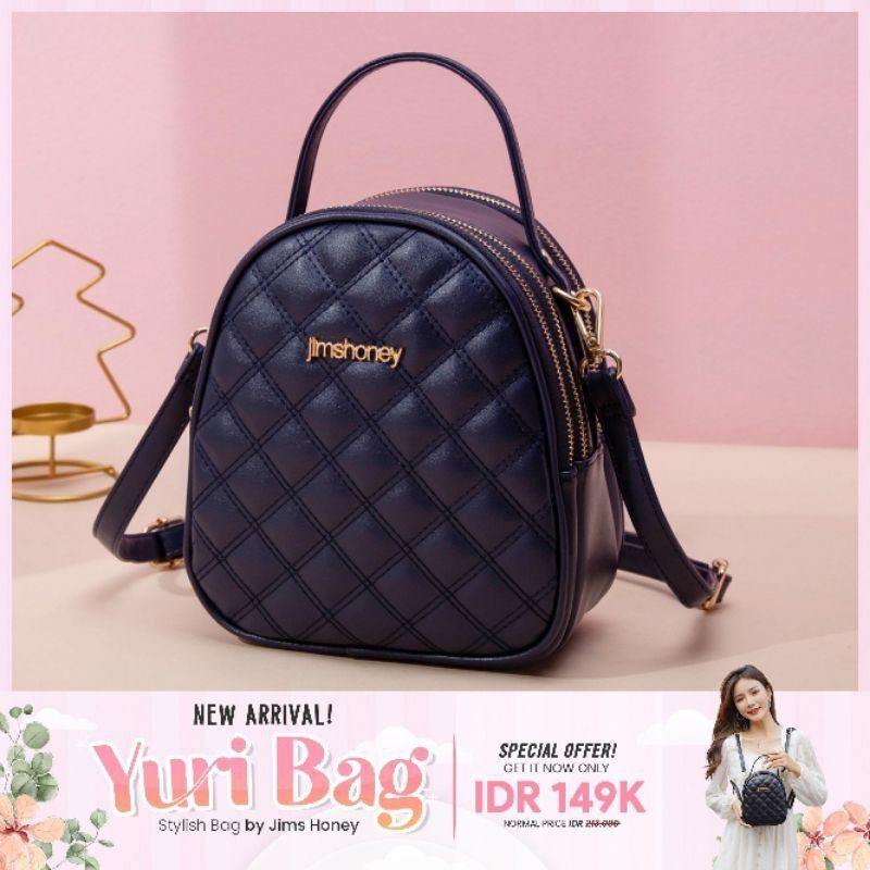 JIMSHONEY YURI BAG TAS MODEL TERBARU / TAS 3 IN ONE / TAS SLINGBAG/ MINI BACKPACK