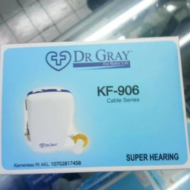 HEARING Aid DR GRAY KF-906 Cablel  Alat bantu dengar/ Kabel Dr Gray Hearing