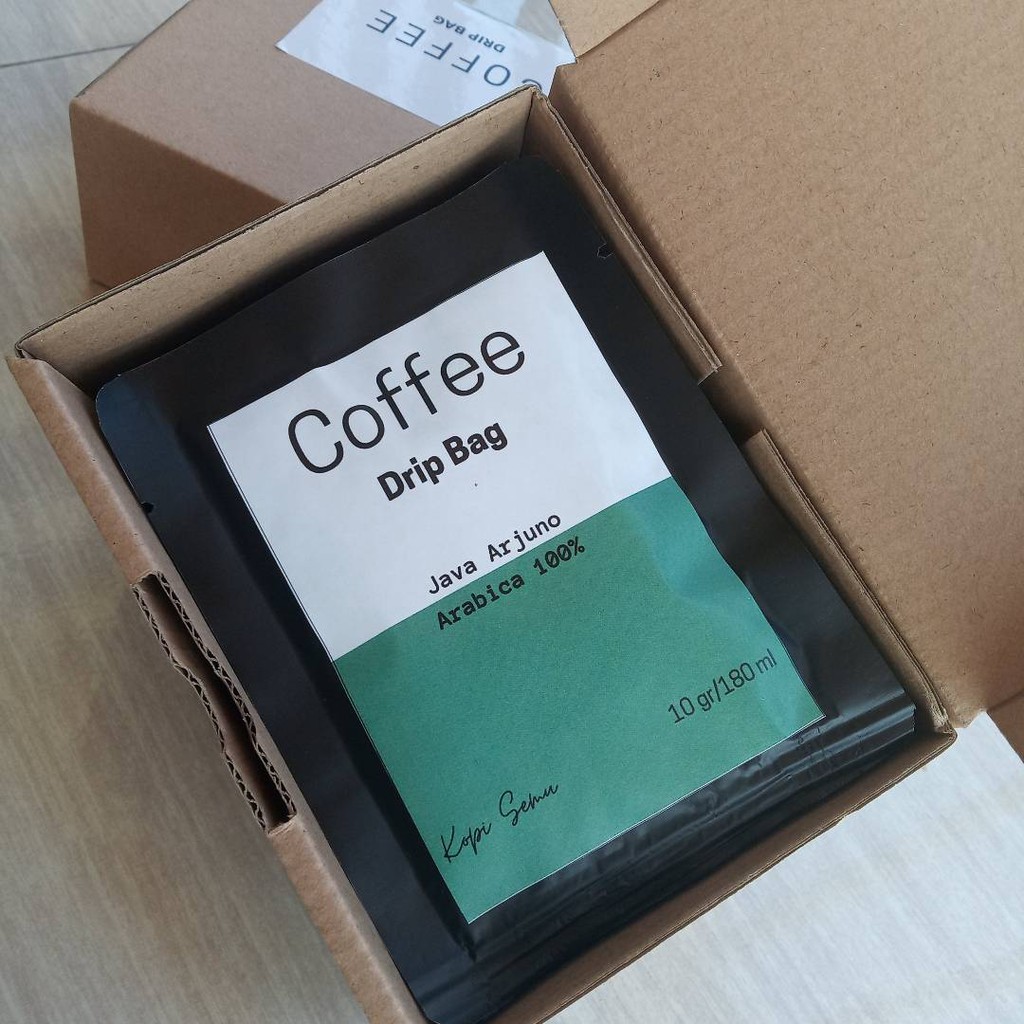 

Kopi Drip Bag Arabica Arjuno 10 gr (1 BOX)