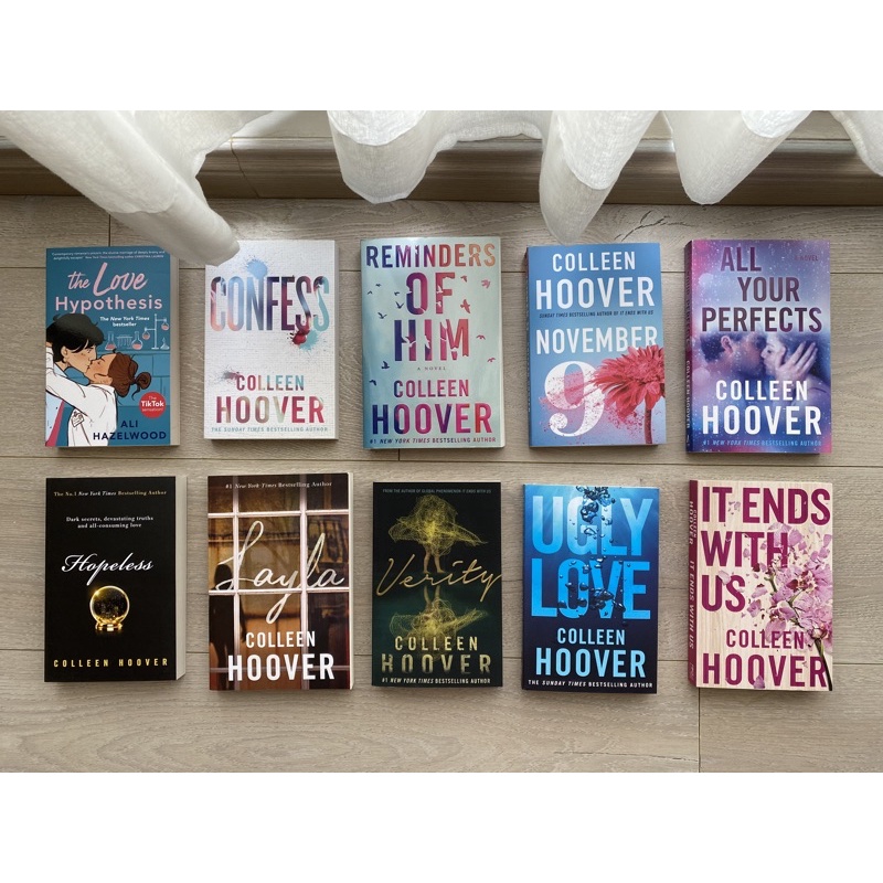 it starts with us reminders of him - heart bones - verity - hopeless - all your perfects - layla - v