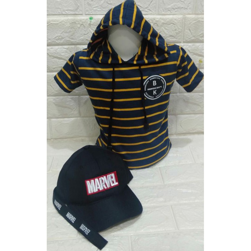 HOODIE ANAK GRATIS TOPI 2IN1 MARVEL/HOODIE SALUR