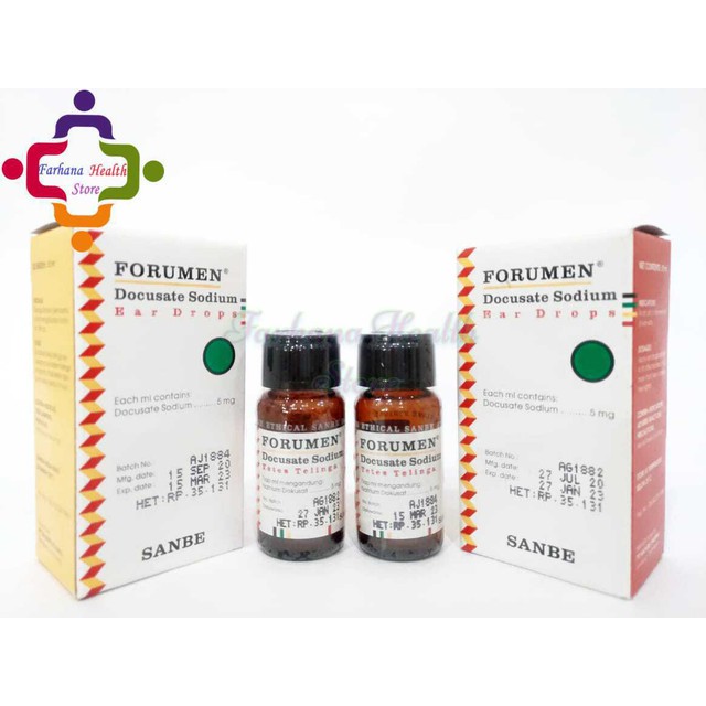 Original Forumen Tetes Telinga 10 ml / Bersihkan Kotoran Pada Telinga / Obat Telinga