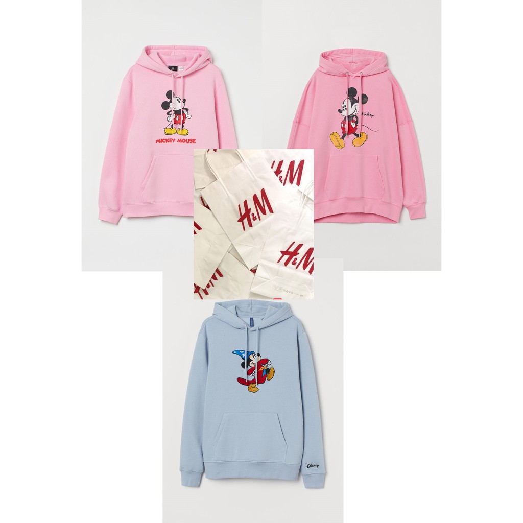 Hoodie H&M  Mickey Disney Fantasi Original Full Label