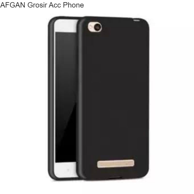 Soft Case Blackmatte Xiaomi Redmi 4A Casing Silikon Slim Black Matte Hitam Polos Xiaomi Redmi 4A Gro